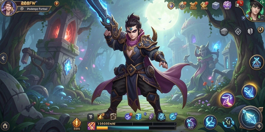 Screenshot gameplay RPG yang menampilkan petualangan yang epik.