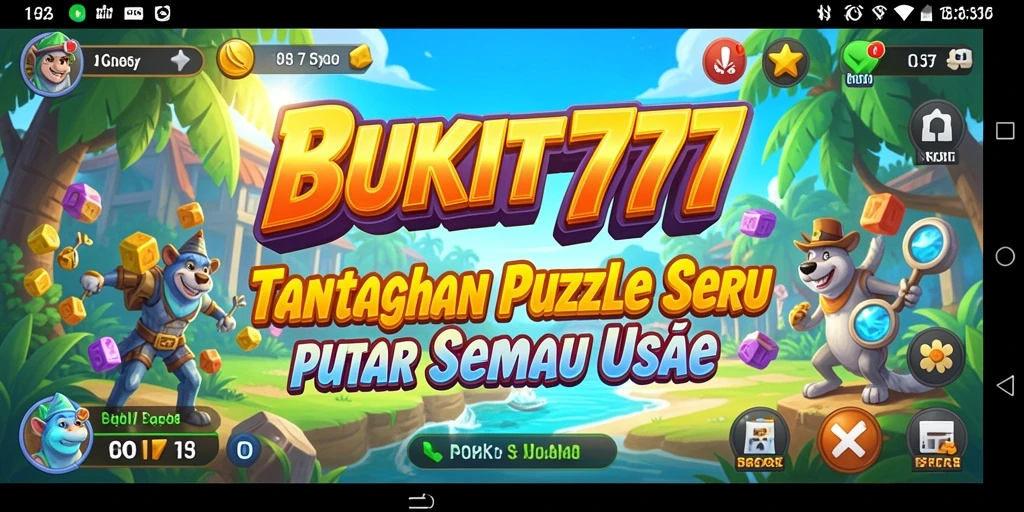Tampilan permainan puzzle menarik dari BUKIT777 dengan teka-teki yang beragam.