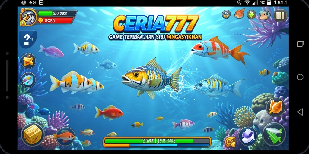 Gameplay seru menembak ikan di CERIA777.