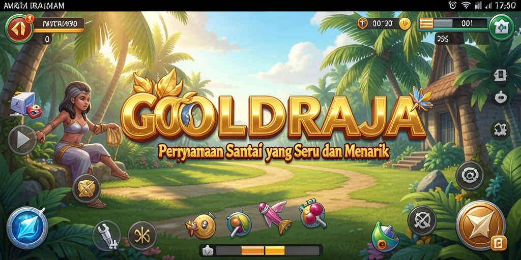 Screenshot gameplay GOLDRAJA yang menunjukkan aksi seru dan menarik.