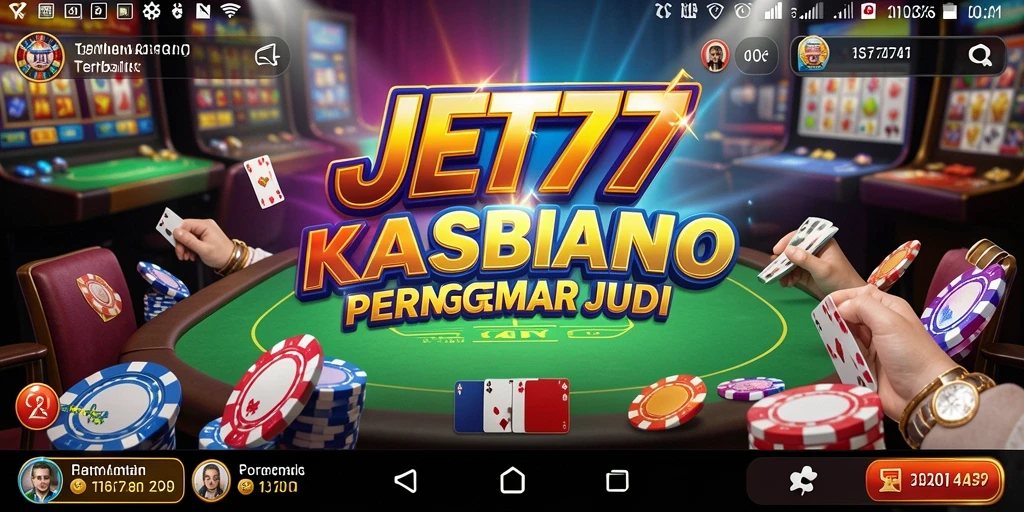 Screenshot JET77 menampilkan gameplay Kasino yang menarik.