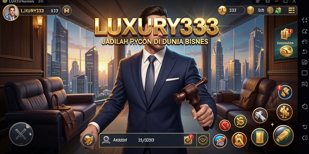 Tampilan screenshot utama LUXURY333 yang menampilkan gameplay Tycoon yang seru.