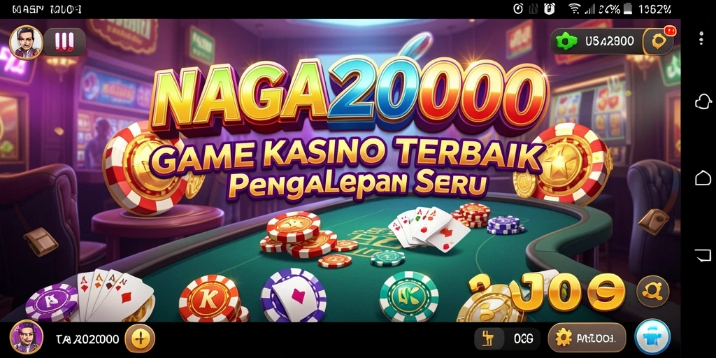 Tampilan gameplay NAGA2000 yang penuh warna dan menarik.