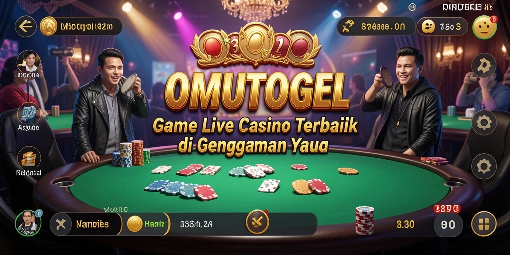 Tampilan gameplay Live Casino yang seru dan interaktif di OMUTOGEL.