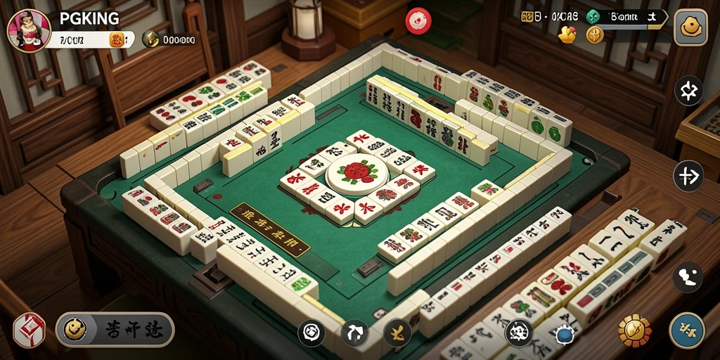 Tampilan menarik dari gameplay Mahjong di PGKING.
