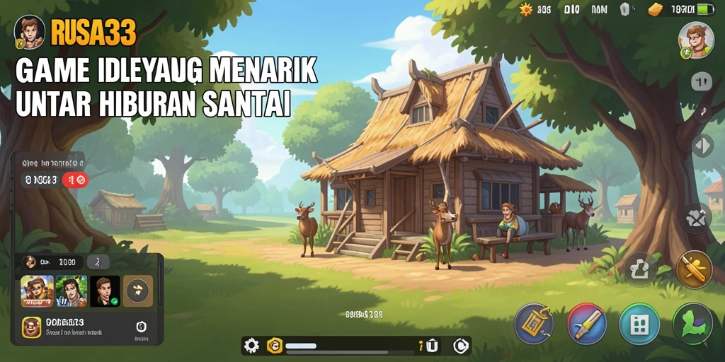 Tampilan screenshot RUSA33 dengan grafik gameplay yang cerah dan menarik.