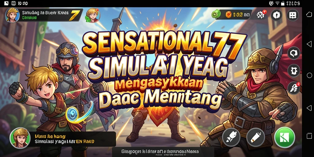 Gameplay SENSATIONAL77 yang menarik dengan grafis menawan.