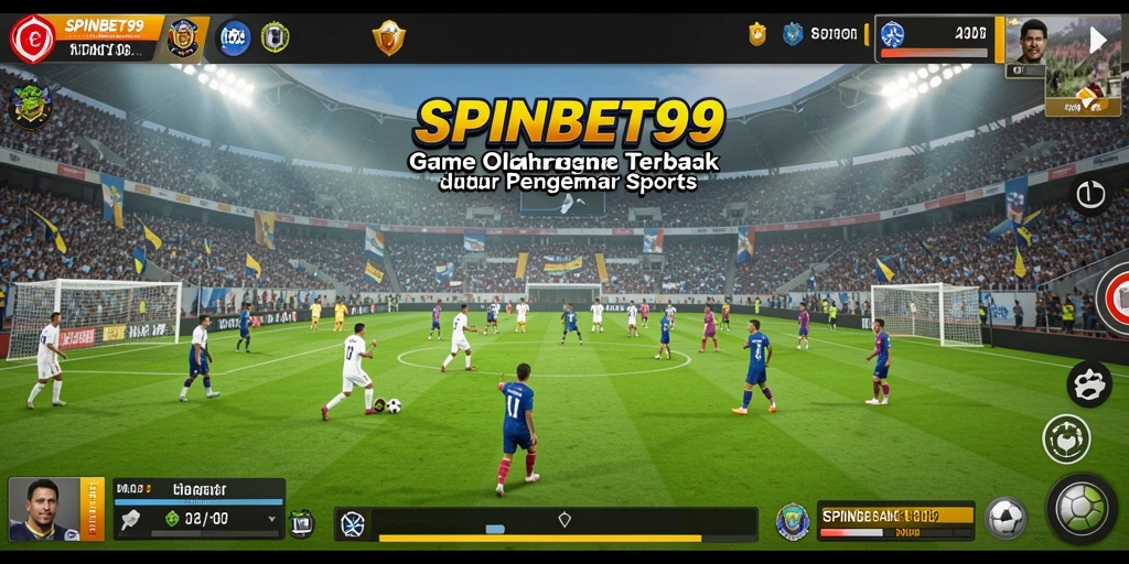 Tangkapan layar SPINBET99 yang menunjukkan aksi pertandingan olahraga yang menegangkan.